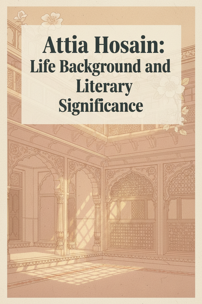 Attia Hosain - Life Background and Literary Significance
