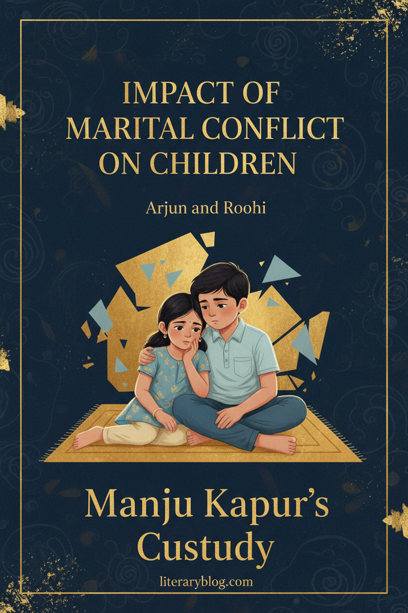 Impact of Marital Conflict on Children - Arjun and Roohi in Manju Kapur's Custody