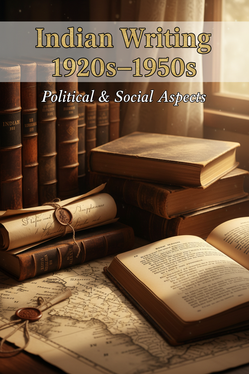 Indian Writing from 1920s-1950s: Political and Social Aspects