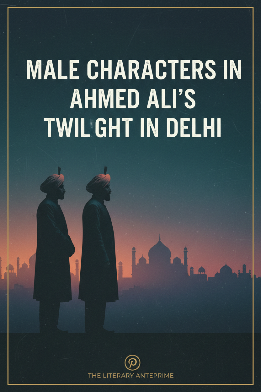 Male Characters in Ahmed Ali's Twilight in Delhi