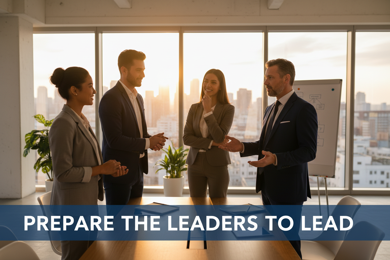 Prepare the leaders to lead