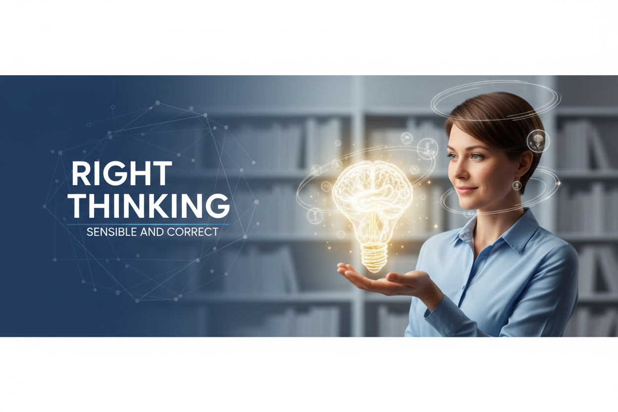 RIght Thinking - Sensible and Correct
