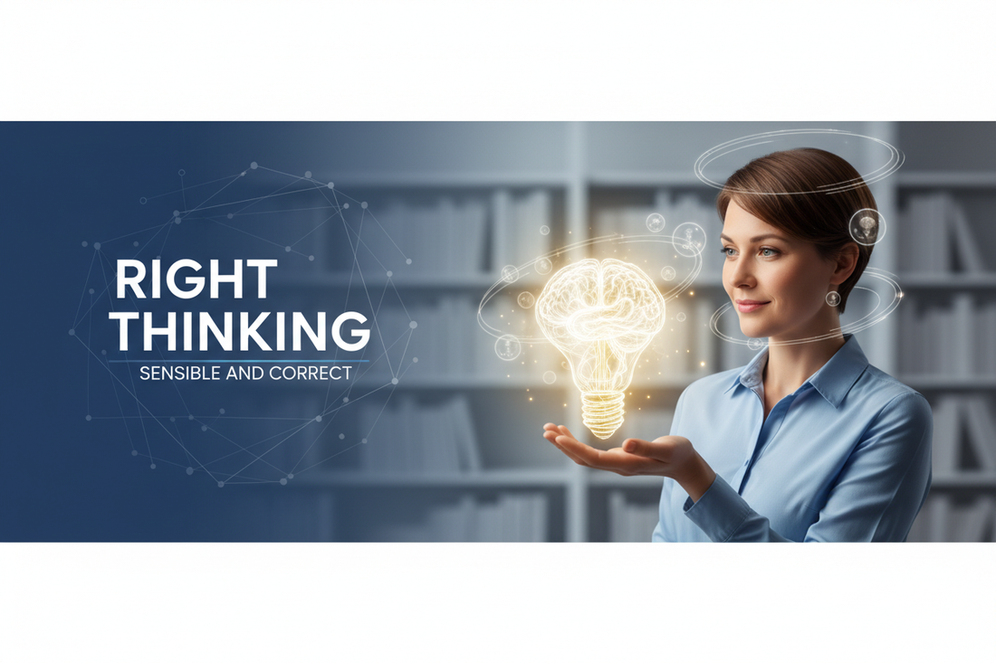 Right Thinking - Sensible and Correct