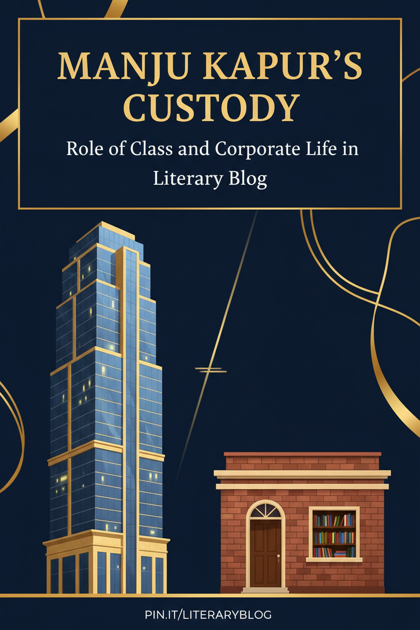 Role of Class and Corporate Life in Manju Kapur's Custody