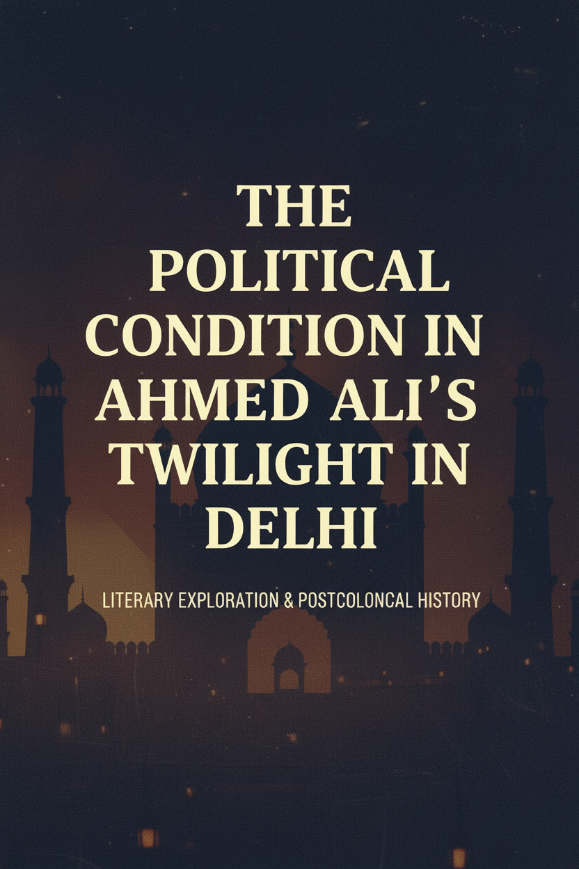 The Political Conditions in Ahmed Ali's Twilight in Delhi